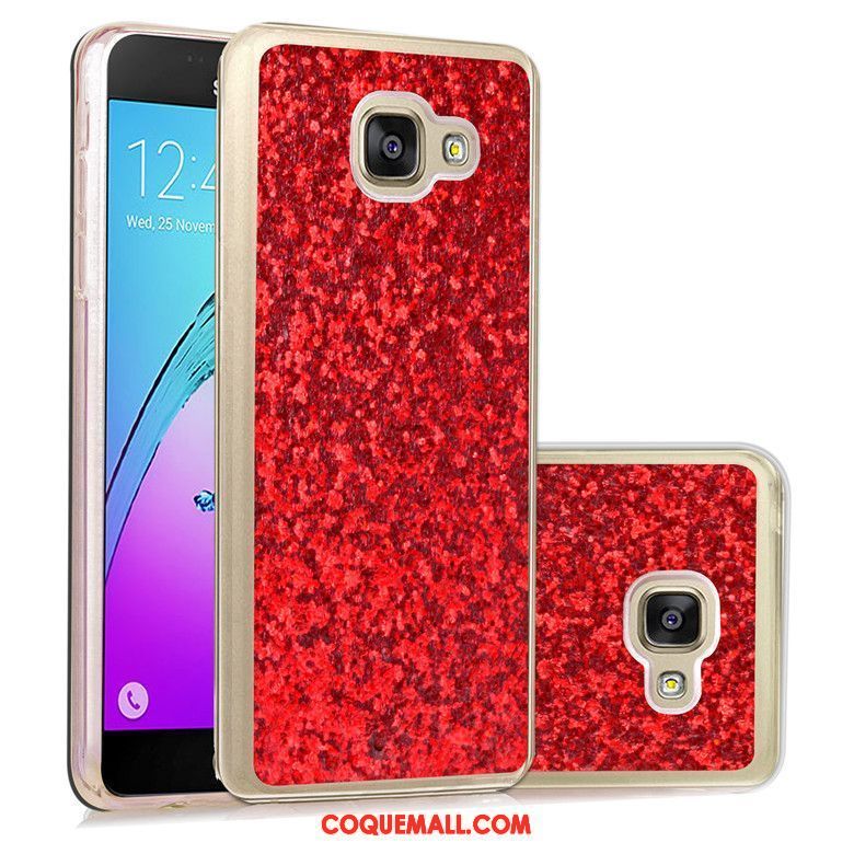 Étui Samsung Galaxy A3 2016 Téléphone Portable Rose Protection, Coque Samsung Galaxy A3 2016 Fluide Doux Étoile