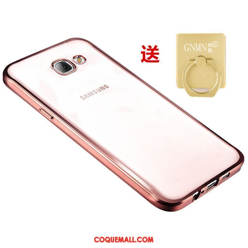 Étui Samsung Galaxy A3 2016 Étoile Fluide Doux Argent, Coque Samsung Galaxy A3 2016 Silicone Transparent