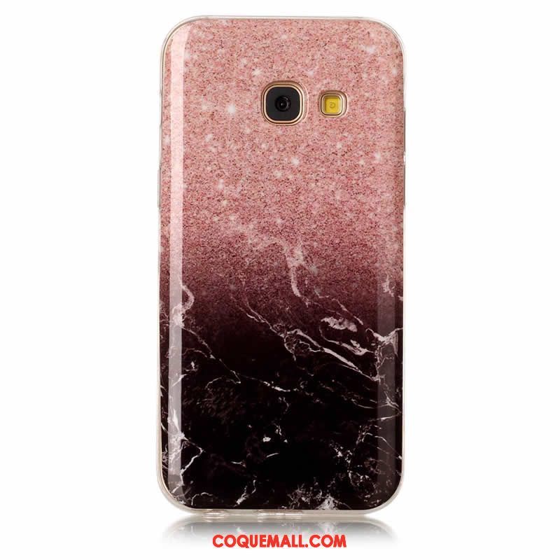 Étui Samsung Galaxy A3 2017 Étoile Pu Protection, Coque Samsung Galaxy A3 2017 Rose Téléphone Portable