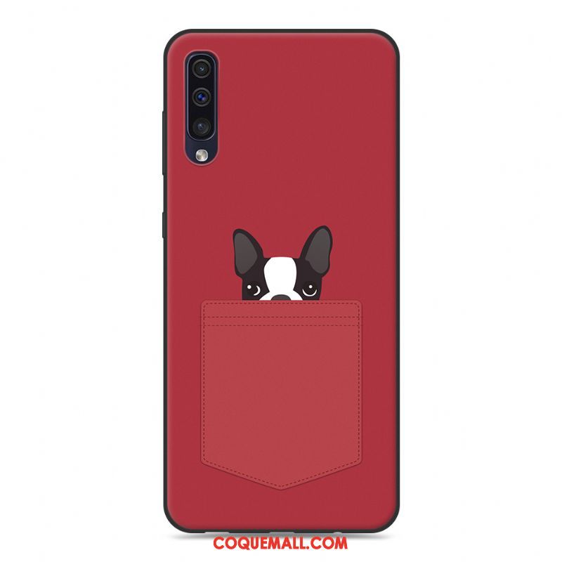 Étui Samsung Galaxy A30s Créatif Charmant Silicone, Coque Samsung Galaxy A30s Téléphone Portable Blanc