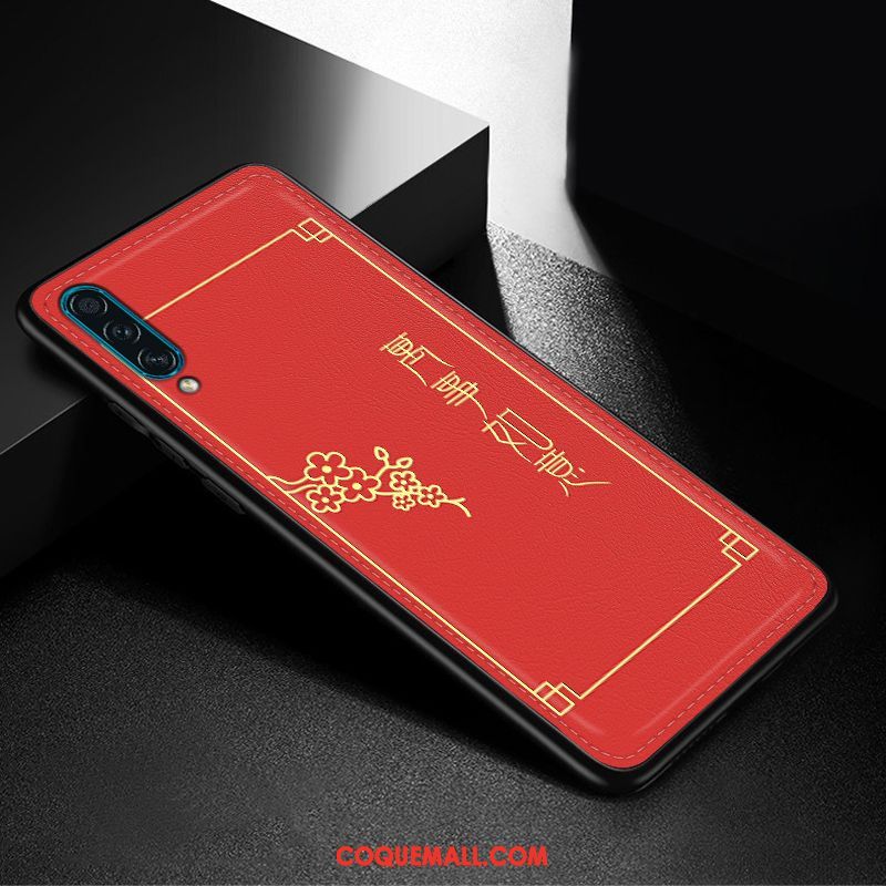 Étui Samsung Galaxy A30s De Fête Cuir Nouveau, Coque Samsung Galaxy A30s Rouge Mode