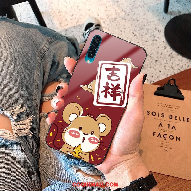 Étui Samsung Galaxy A30s Dessin Animé Rat Silicone, Coque Samsung Galaxy A30s Incassable Charmant