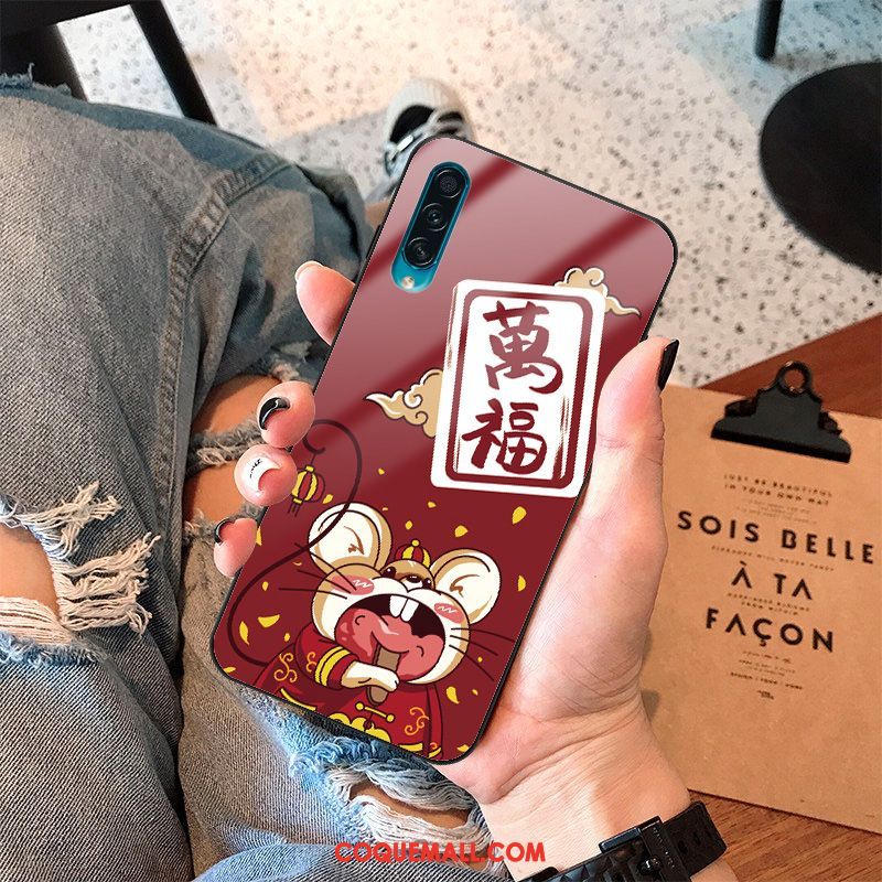 Étui Samsung Galaxy A30s Dessin Animé Rat Silicone, Coque Samsung Galaxy A30s Incassable Charmant