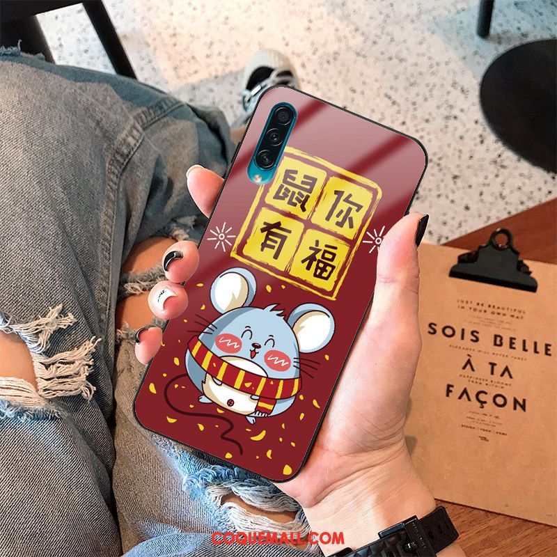 Étui Samsung Galaxy A30s Dessin Animé Rat Silicone, Coque Samsung Galaxy A30s Incassable Charmant