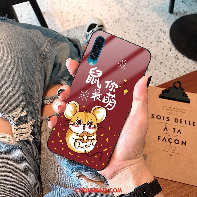 Étui Samsung Galaxy A30s Dessin Animé Rat Silicone, Coque Samsung Galaxy A30s Incassable Charmant