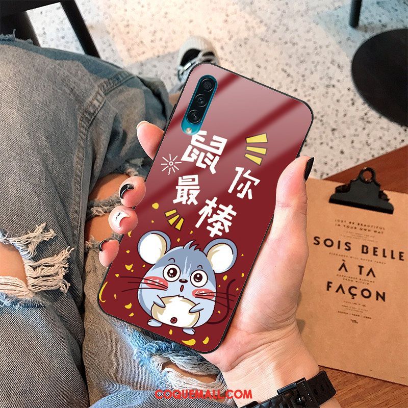 Étui Samsung Galaxy A30s Dessin Animé Rat Silicone, Coque Samsung Galaxy A30s Incassable Charmant