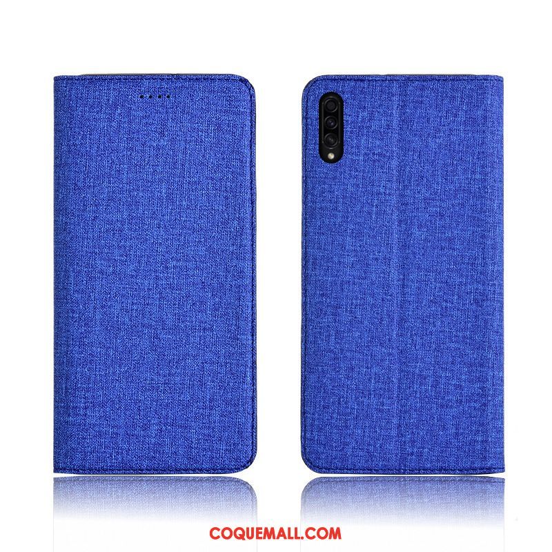 Étui Samsung Galaxy A30s En Cuir Étoile Délavé En Daim, Coque Samsung Galaxy A30s Téléphone Portable Incassable