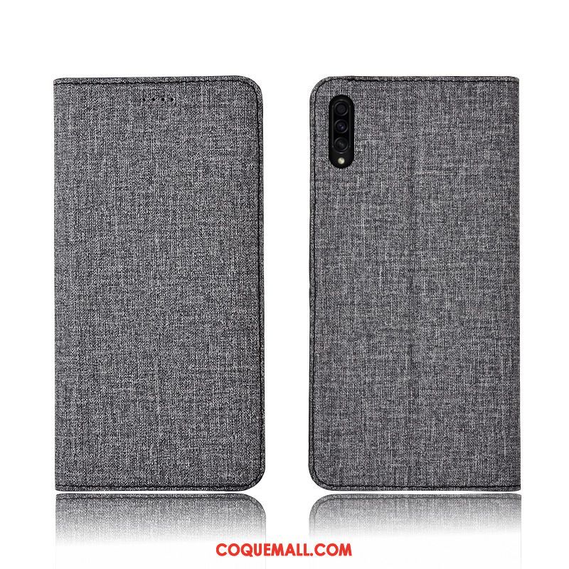 Étui Samsung Galaxy A30s En Cuir Étoile Délavé En Daim, Coque Samsung Galaxy A30s Téléphone Portable Incassable