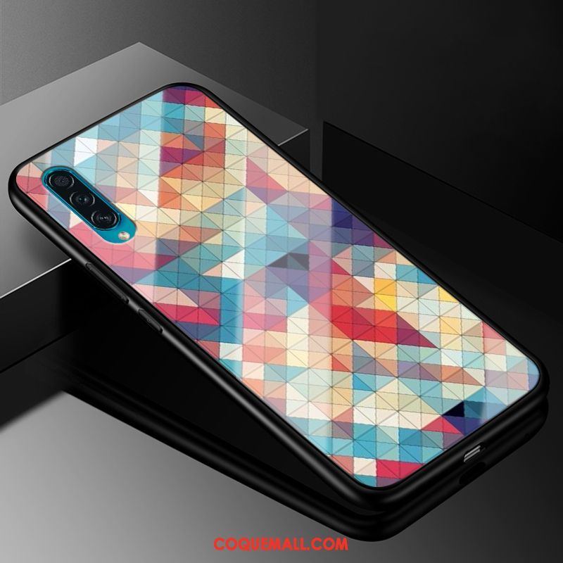 Étui Samsung Galaxy A30s Incassable Tout Compris Verre, Coque Samsung Galaxy A30s Silicone Violet