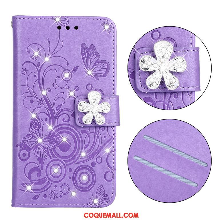 Étui Samsung Galaxy A30s Papillon Protection En Cuir, Coque Samsung Galaxy A30s Téléphone Portable Fluide Doux