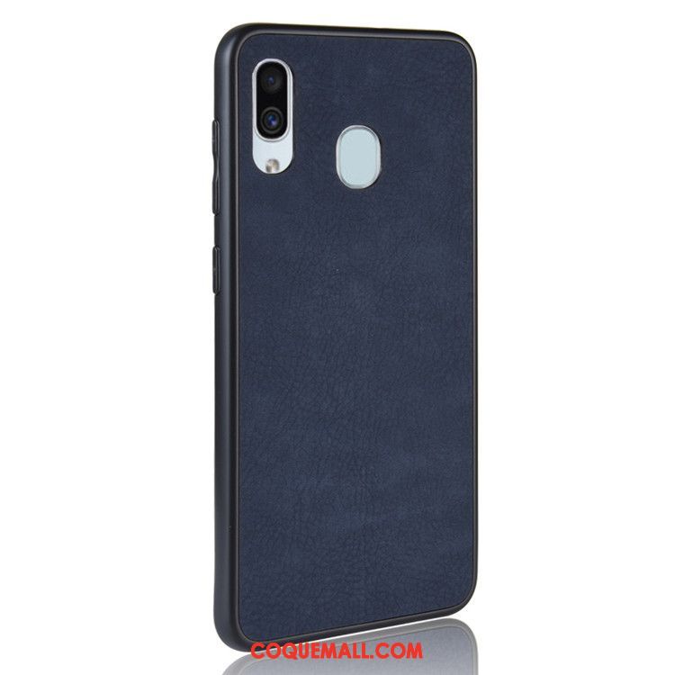 Étui Samsung Galaxy A40 Tendance Téléphone Portable Cuir, Coque Samsung Galaxy A40 Tout Compris Protection Braun