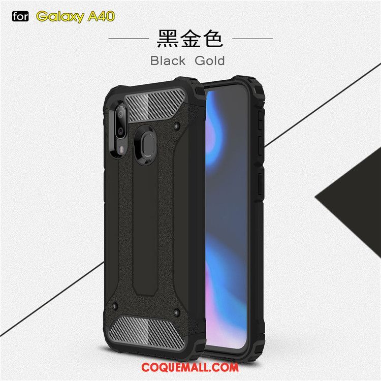 Étui Samsung Galaxy A40 Étoile Tendance Fluide Doux, Coque Samsung Galaxy A40 Silicone Téléphone Portable