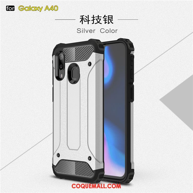 Étui Samsung Galaxy A40 Étoile Tendance Fluide Doux, Coque Samsung Galaxy A40 Silicone Téléphone Portable