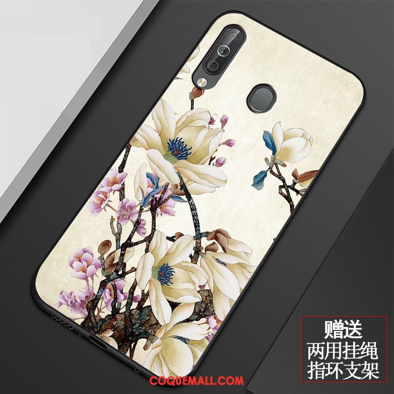 Étui Samsung Galaxy A40s Art Incassable Tout Compris, Coque Samsung Galaxy A40s Rouge Étoile