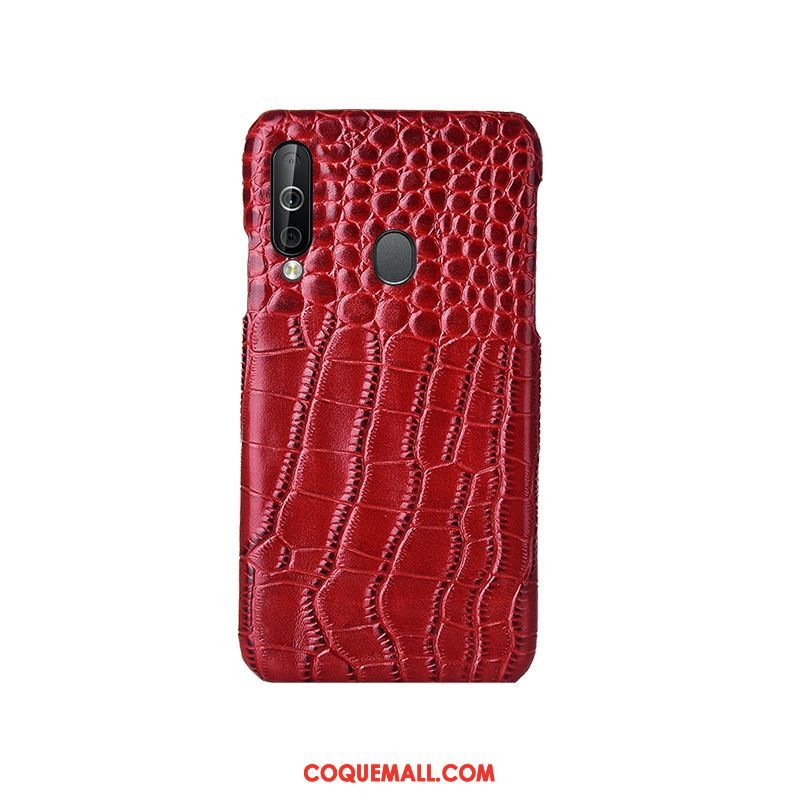 Étui Samsung Galaxy A40s Mode Cuir Véritable Téléphone Portable, Coque Samsung Galaxy A40s Luxe Cuir Haut