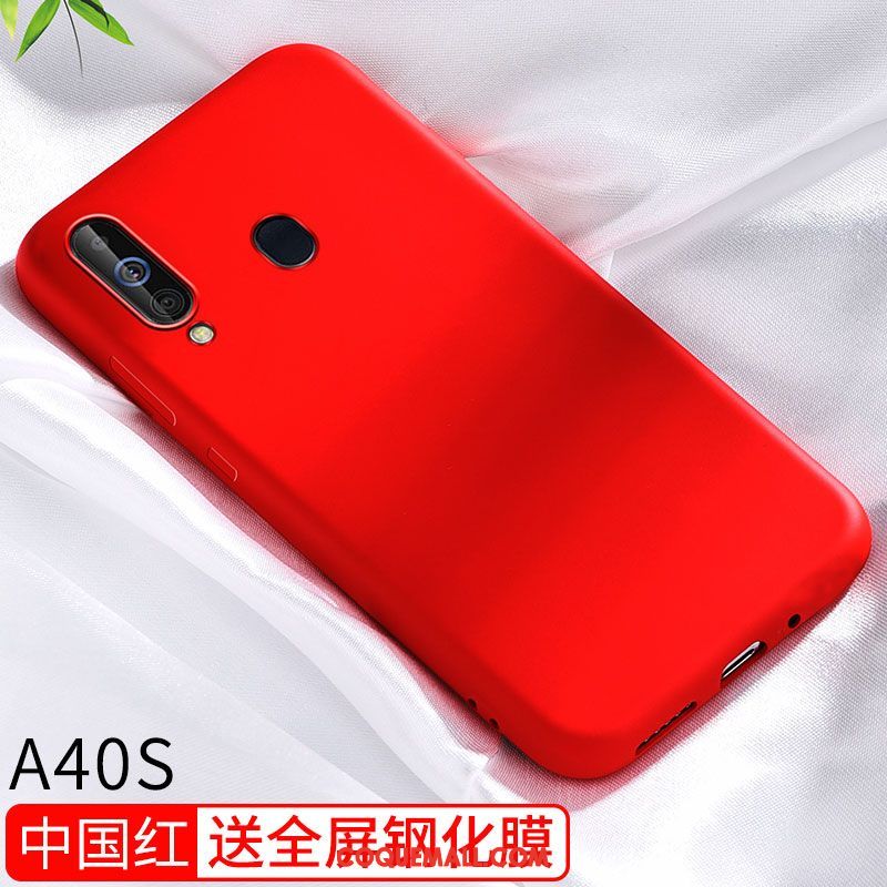 Étui Samsung Galaxy A40s Personnalité Mesh Amoureux, Coque Samsung Galaxy A40s Simple Silicone