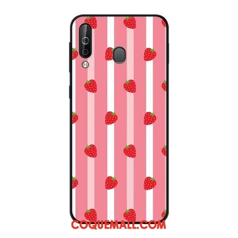 Étui Samsung Galaxy A40s Tendance Téléphone Portable Noir, Coque Samsung Galaxy A40s Vent Rose