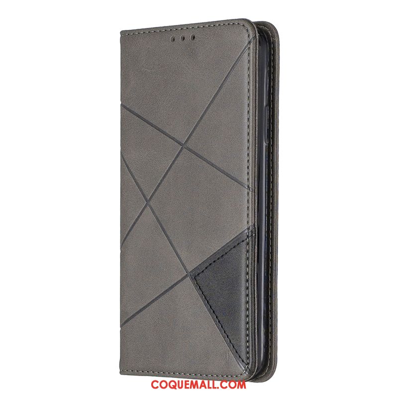 Étui Samsung Galaxy A41 Incassable Téléphone Portable Losange, Coque Samsung Galaxy A41 Étoile Gris