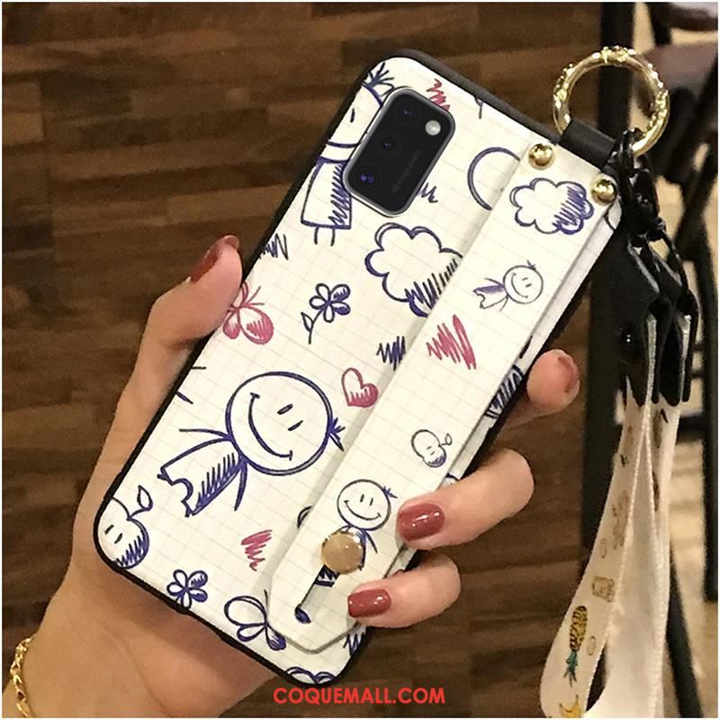 Étui Samsung Galaxy A41 Ornements Suspendus Téléphone Portable Dessin Animé, Coque Samsung Galaxy A41 Fluide Doux Tendance