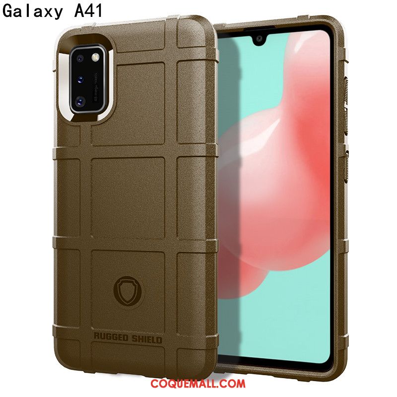 Étui Samsung Galaxy A41 Personnalité Fluide Doux Délavé En Daim, Coque Samsung Galaxy A41 Étoile Créatif