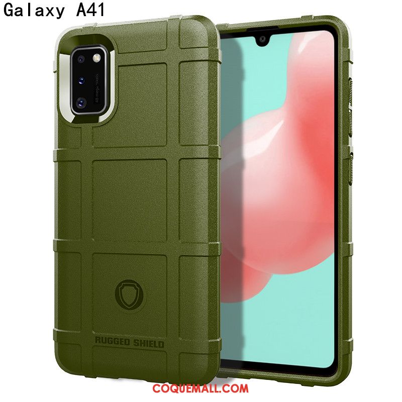 Étui Samsung Galaxy A41 Personnalité Fluide Doux Délavé En Daim, Coque Samsung Galaxy A41 Étoile Créatif