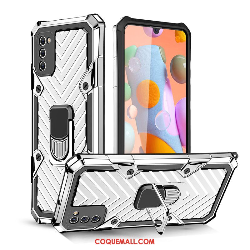 Étui Samsung Galaxy A41 Étoile À Bord Magnétisme, Coque Samsung Galaxy A41 Téléphone Portable Incassable