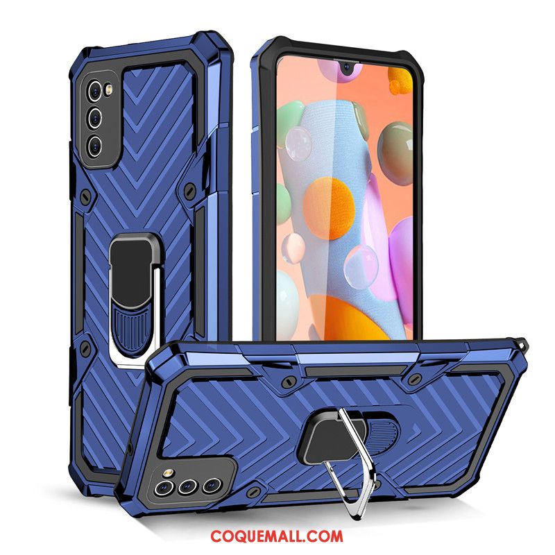 Étui Samsung Galaxy A41 Étoile À Bord Magnétisme, Coque Samsung Galaxy A41 Téléphone Portable Incassable