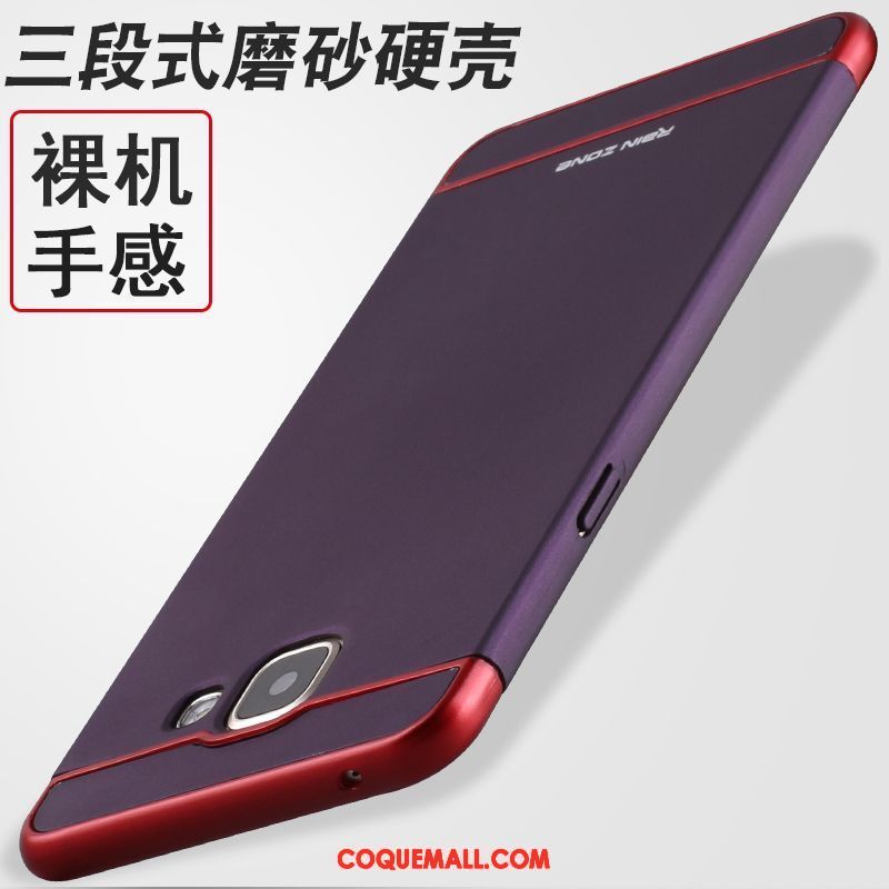 Étui Samsung Galaxy A5 2016 Délavé En Daim Rouge Étoile, Coque Samsung Galaxy A5 2016 Téléphone Portable Support