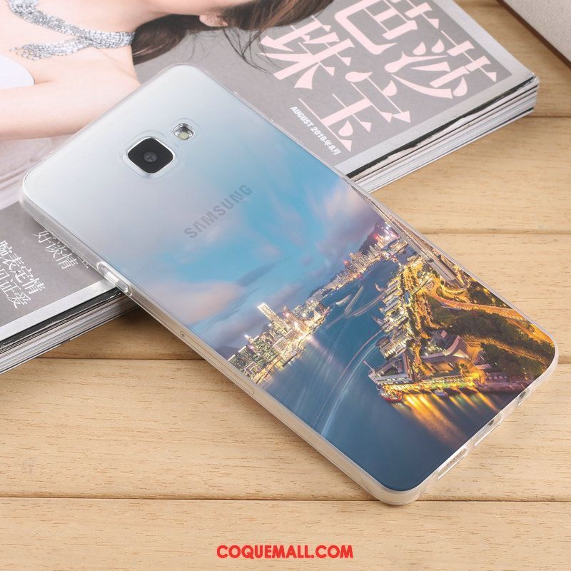 Étui Samsung Galaxy A5 2016 Délavé En Daim Téléphone Portable Incassable, Coque Samsung Galaxy A5 2016 Fluide Doux Étoile