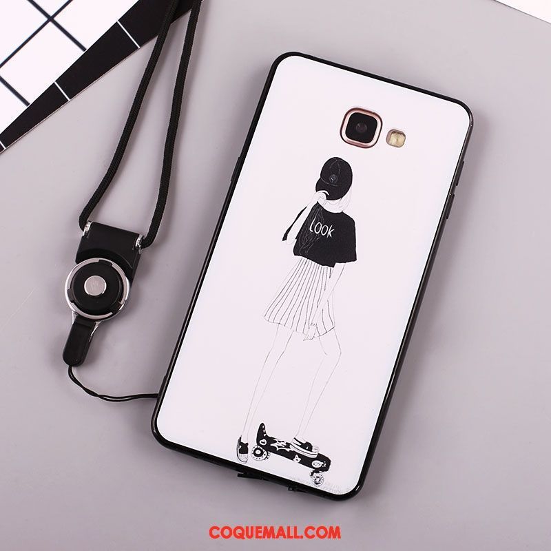 Étui Samsung Galaxy A5 2016 Incassable Silicone Blanc, Coque Samsung Galaxy A5 2016 Étoile Tendance