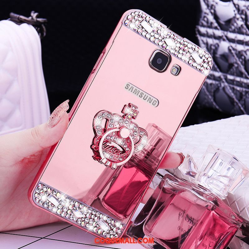 Étui Samsung Galaxy A5 2016 Métal Protection Border, Coque Samsung Galaxy A5 2016 Étoile Strass