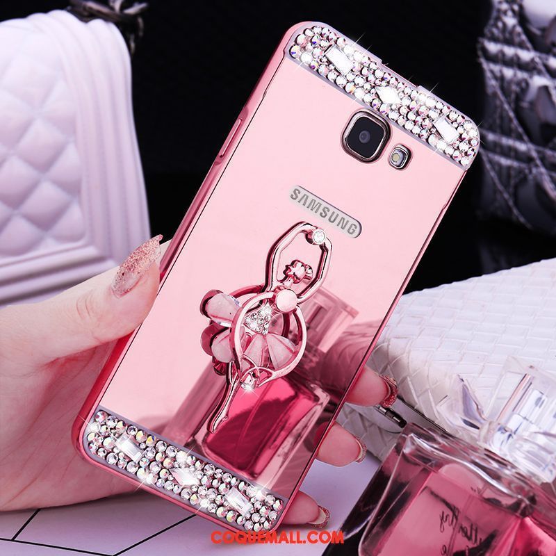 Étui Samsung Galaxy A5 2016 Métal Protection Border, Coque Samsung Galaxy A5 2016 Étoile Strass