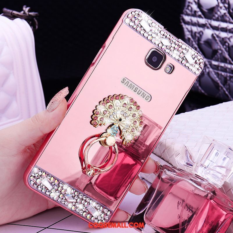 Étui Samsung Galaxy A5 2016 Métal Protection Border, Coque Samsung Galaxy A5 2016 Étoile Strass