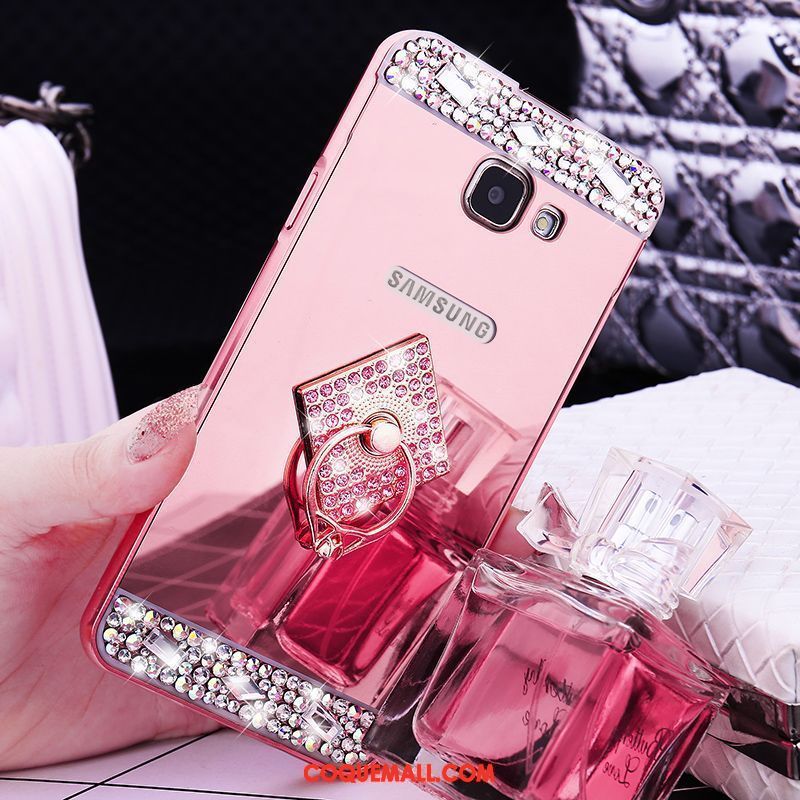 Étui Samsung Galaxy A5 2016 Métal Protection Border, Coque Samsung Galaxy A5 2016 Étoile Strass