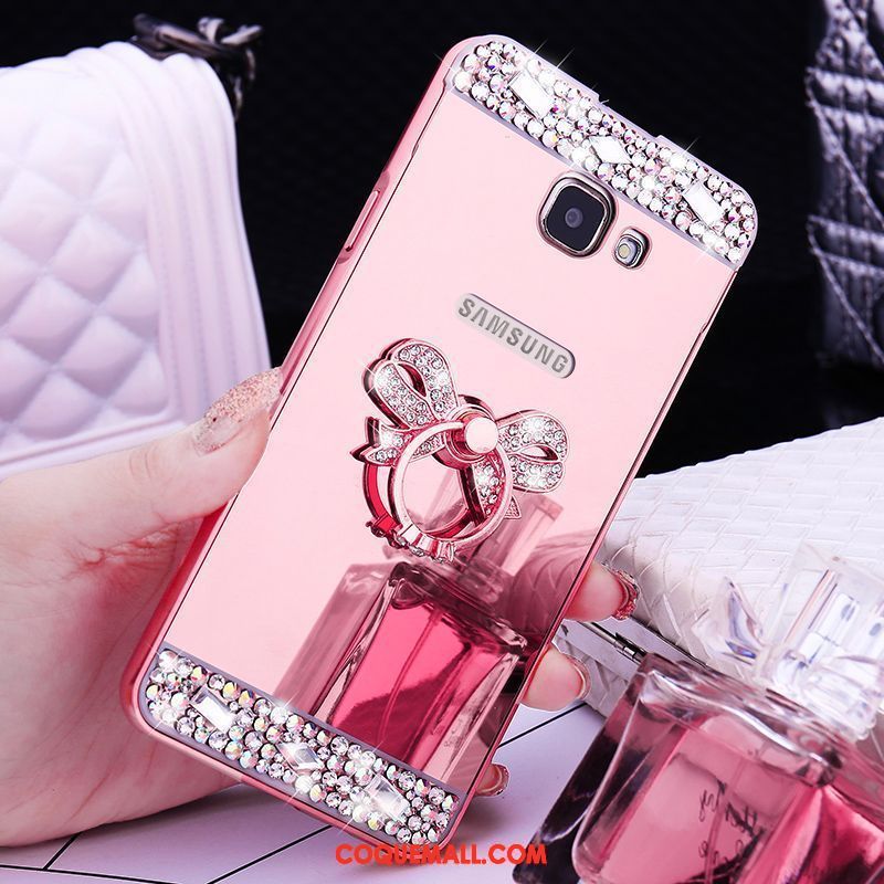 Étui Samsung Galaxy A5 2016 Métal Protection Border, Coque Samsung Galaxy A5 2016 Étoile Strass