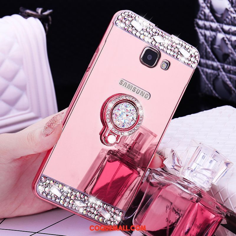 Étui Samsung Galaxy A5 2016 Métal Protection Border, Coque Samsung Galaxy A5 2016 Étoile Strass