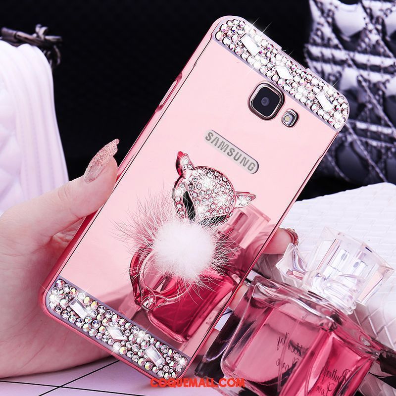 Étui Samsung Galaxy A5 2016 Métal Protection Border, Coque Samsung Galaxy A5 2016 Étoile Strass