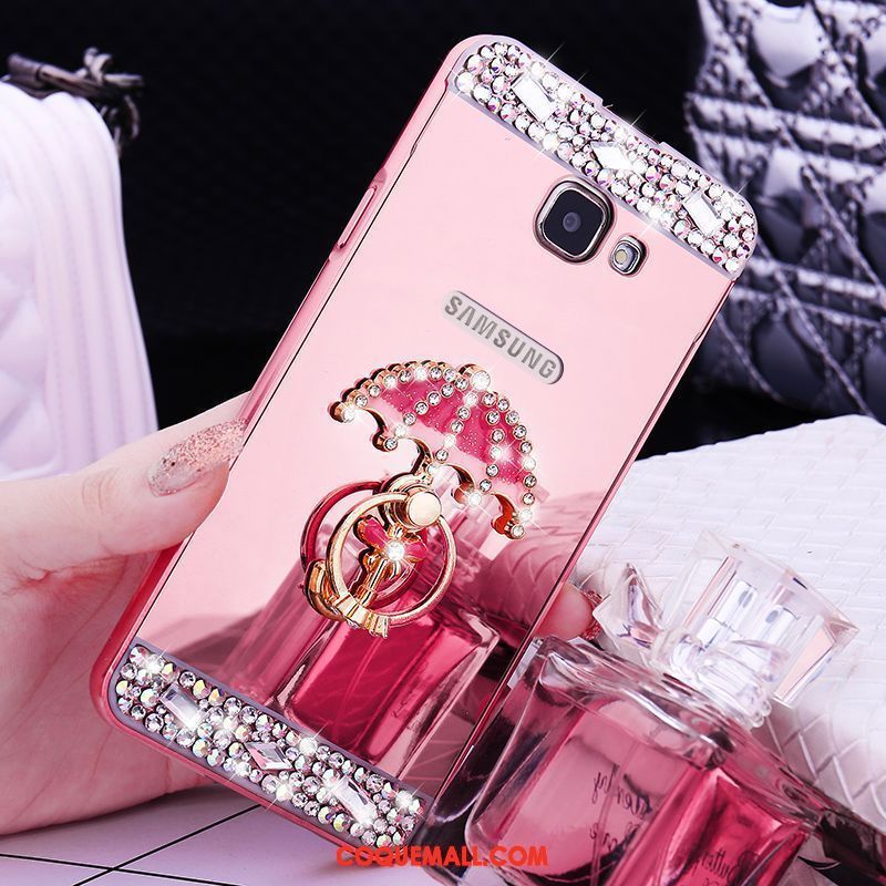 Étui Samsung Galaxy A5 2016 Métal Protection Border, Coque Samsung Galaxy A5 2016 Étoile Strass