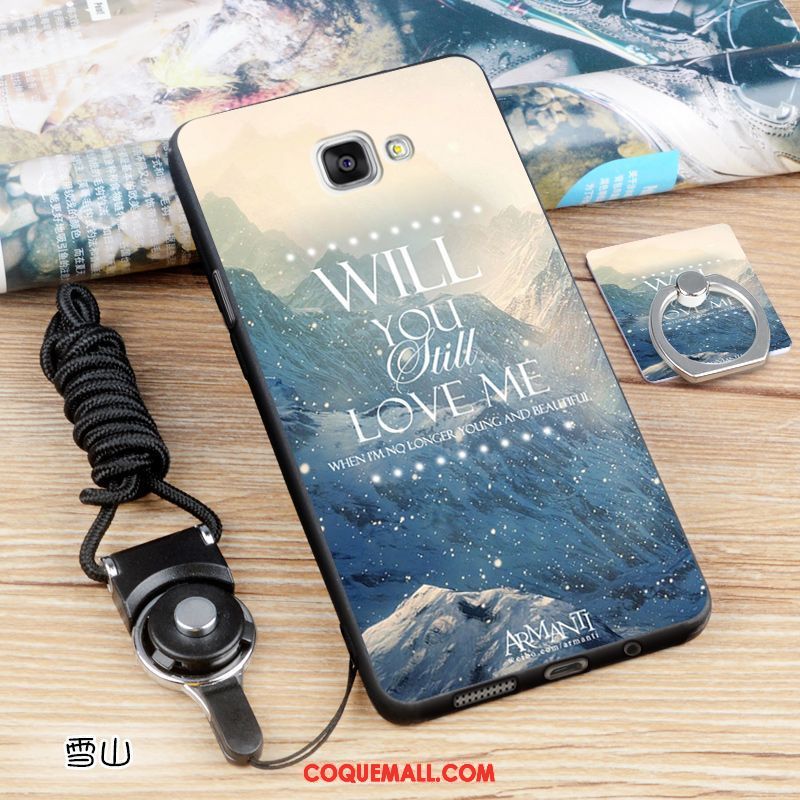 Étui Samsung Galaxy A5 2016 Protection Noir Incassable, Coque Samsung Galaxy A5 2016 Téléphone Portable Étoile