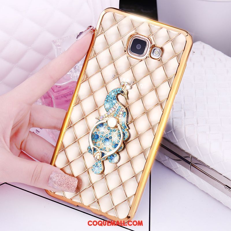 Étui Samsung Galaxy A5 2016 Téléphone Portable Étoile Anneau, Coque Samsung Galaxy A5 2016 Protection Fluide Doux Champagner Farbe