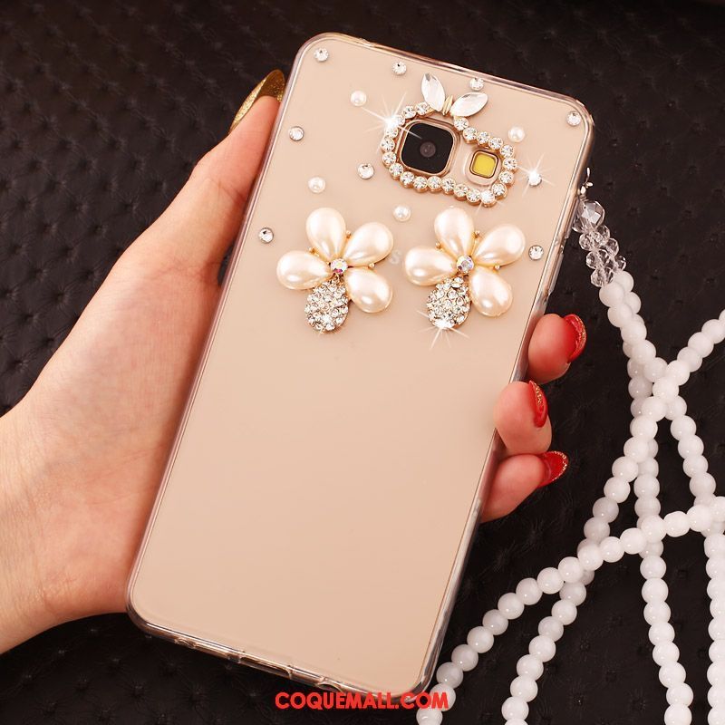 Étui Samsung Galaxy A5 2016 Étoile Téléphone Portable Papillon, Coque Samsung Galaxy A5 2016 Chaîne De Perles Gems