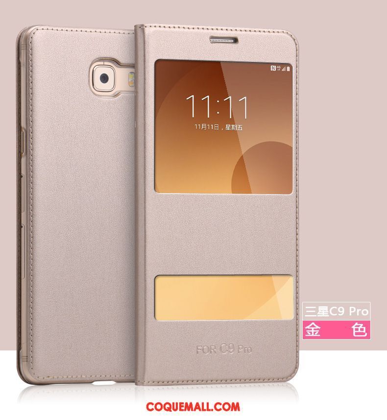 Étui Samsung Galaxy A5 2017 Incassable Étoile Étui En Cuir, Coque Samsung Galaxy A5 2017 Protection Or Rose