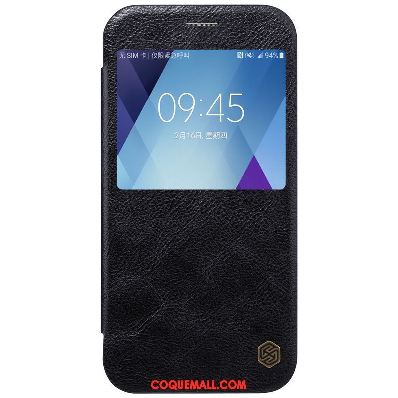 Étui Samsung Galaxy A5 2017 Or Protection Téléphone Portable, Coque Samsung Galaxy A5 2017 Étui En Cuir Étoile Braun