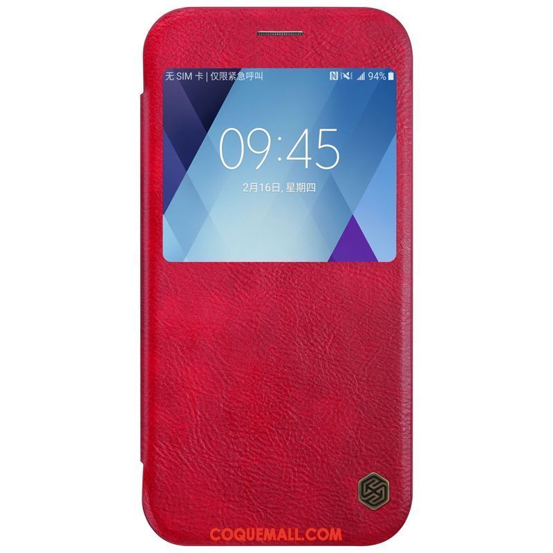 Étui Samsung Galaxy A5 2017 Or Protection Téléphone Portable, Coque Samsung Galaxy A5 2017 Étui En Cuir Étoile Braun