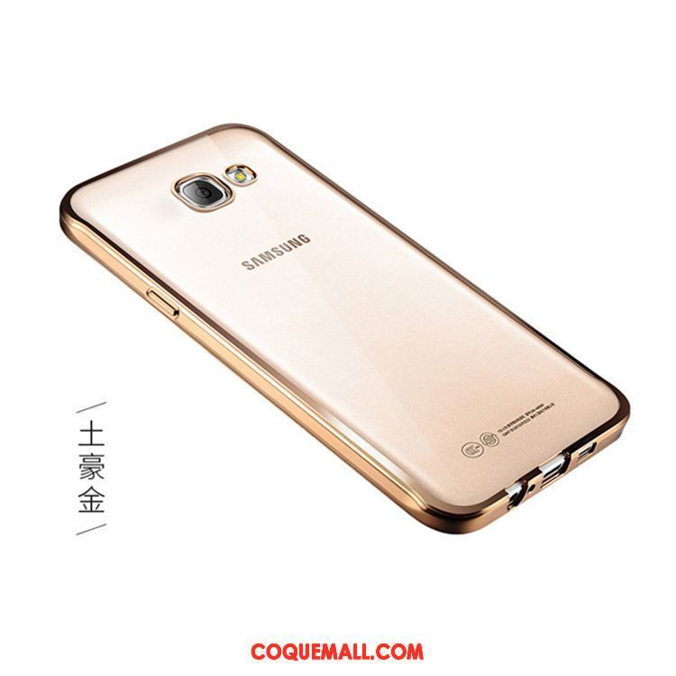 Étui Samsung Galaxy A5 2017 Or Étoile Fluide Doux, Coque Samsung Galaxy A5 2017 Téléphone Portable Tout Compris