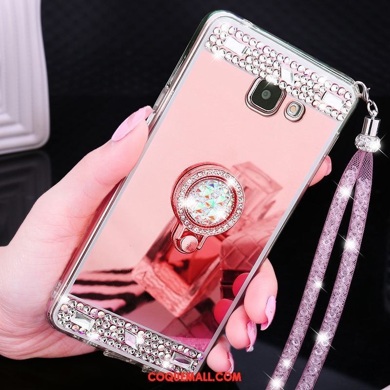 Étui Samsung Galaxy A5 2017 Ornements Suspendus Protection Téléphone Portable, Coque Samsung Galaxy A5 2017 Strass Étoile Champagner Farbe