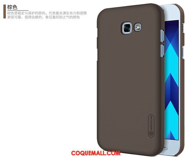 Étui Samsung Galaxy A5 2017 Protection Délavé En Daim Téléphone Portable, Coque Samsung Galaxy A5 2017 Difficile Étoile