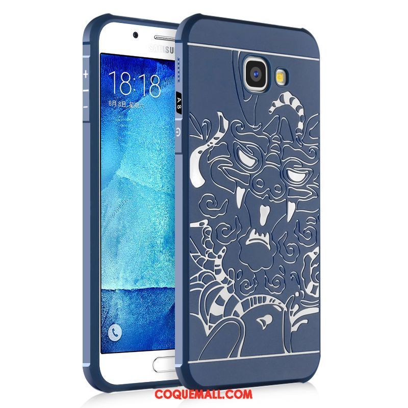 Étui Samsung Galaxy A5 2017 Protection Tout Compris Téléphone Portable, Coque Samsung Galaxy A5 2017 Bleu Incassable