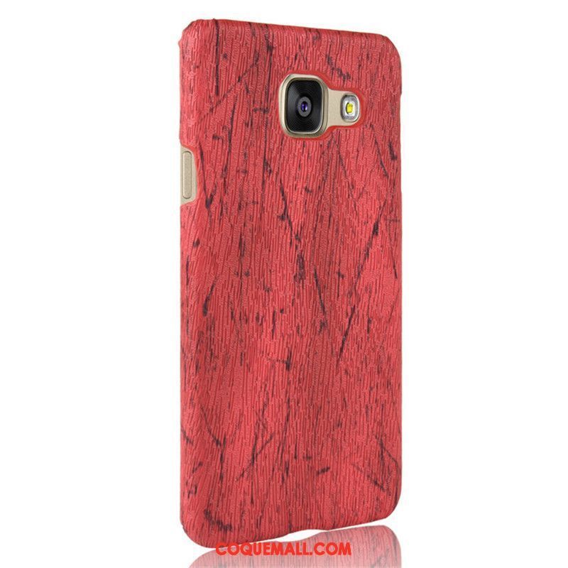 Étui Samsung Galaxy A5 2017 Téléphone Portable Qualité Cuir, Coque Samsung Galaxy A5 2017 Étoile Grain De Bois