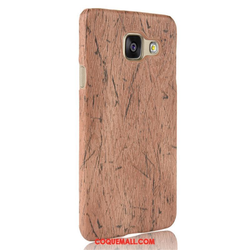 Étui Samsung Galaxy A5 2017 Téléphone Portable Qualité Cuir, Coque Samsung Galaxy A5 2017 Étoile Grain De Bois